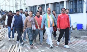 अल्मोड़ा के चुनावी समर में उतरी मंत्री रेखा आर्या